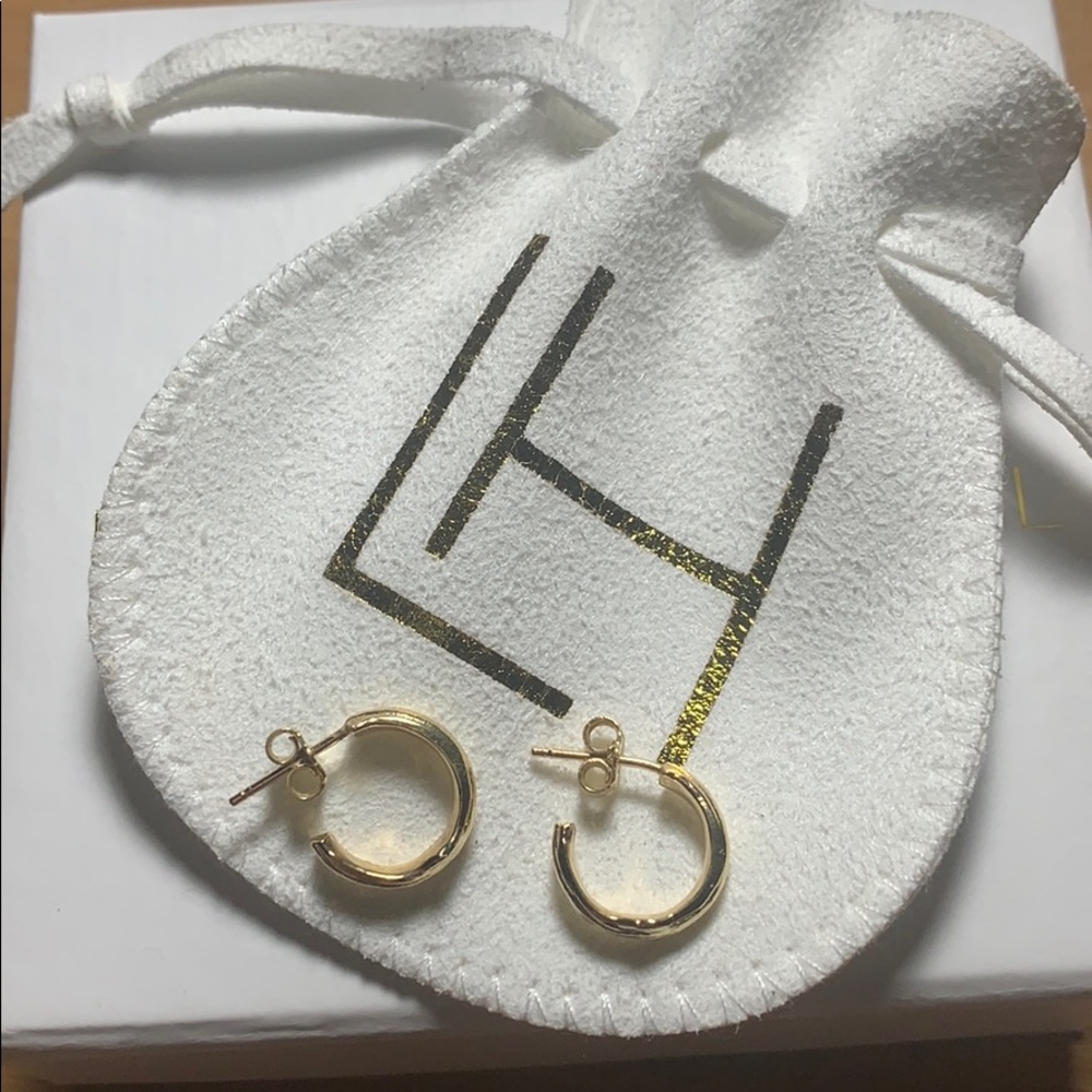 Rose thorn hoops earrings